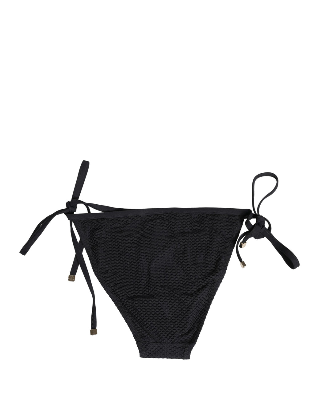 Dolce & Gabbana Black Tie-Side Bikini Bottom Swimsuit Swimwear