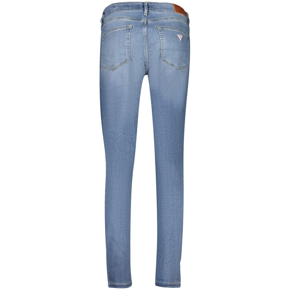 Guess Jeans Blue Cotton Skinny Jeans