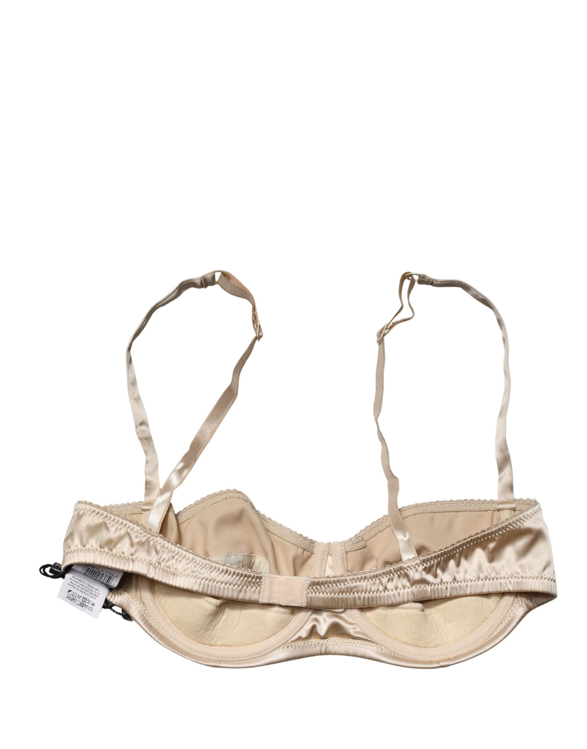 Dolce & Gabbana Beige Semi-Gevoerde Balconette BH met Beugel Ondergoed