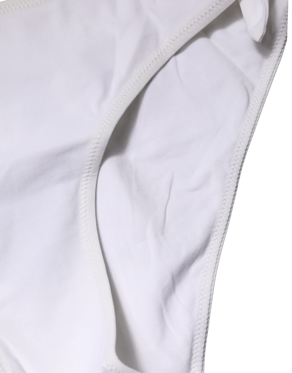 Dolce & Gabbana White Side-Tie Bikini Bottom Swimsuit Swimwear