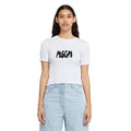 MSGM White Cotton T-Shirt