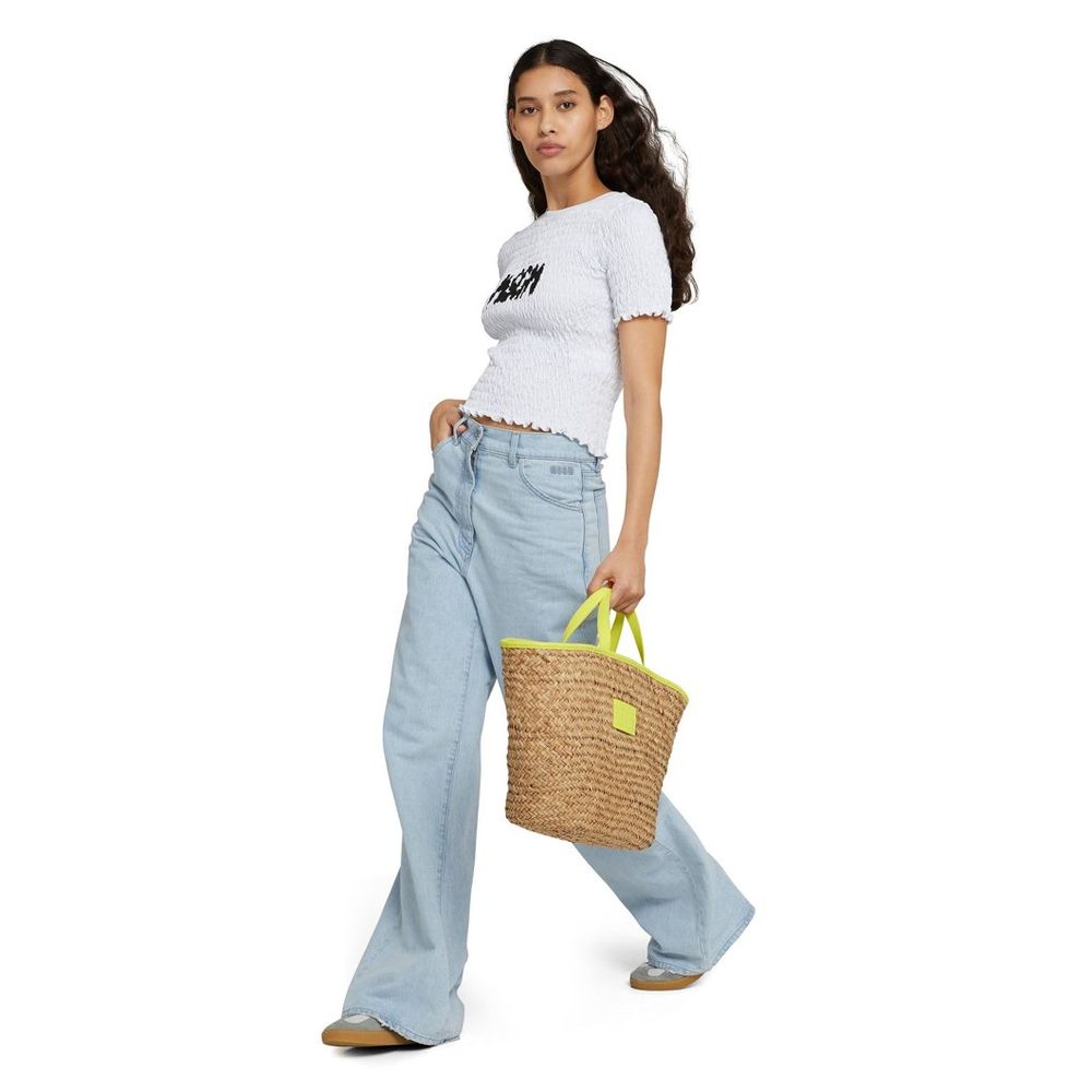 MSGM White Cotton T-Shirt