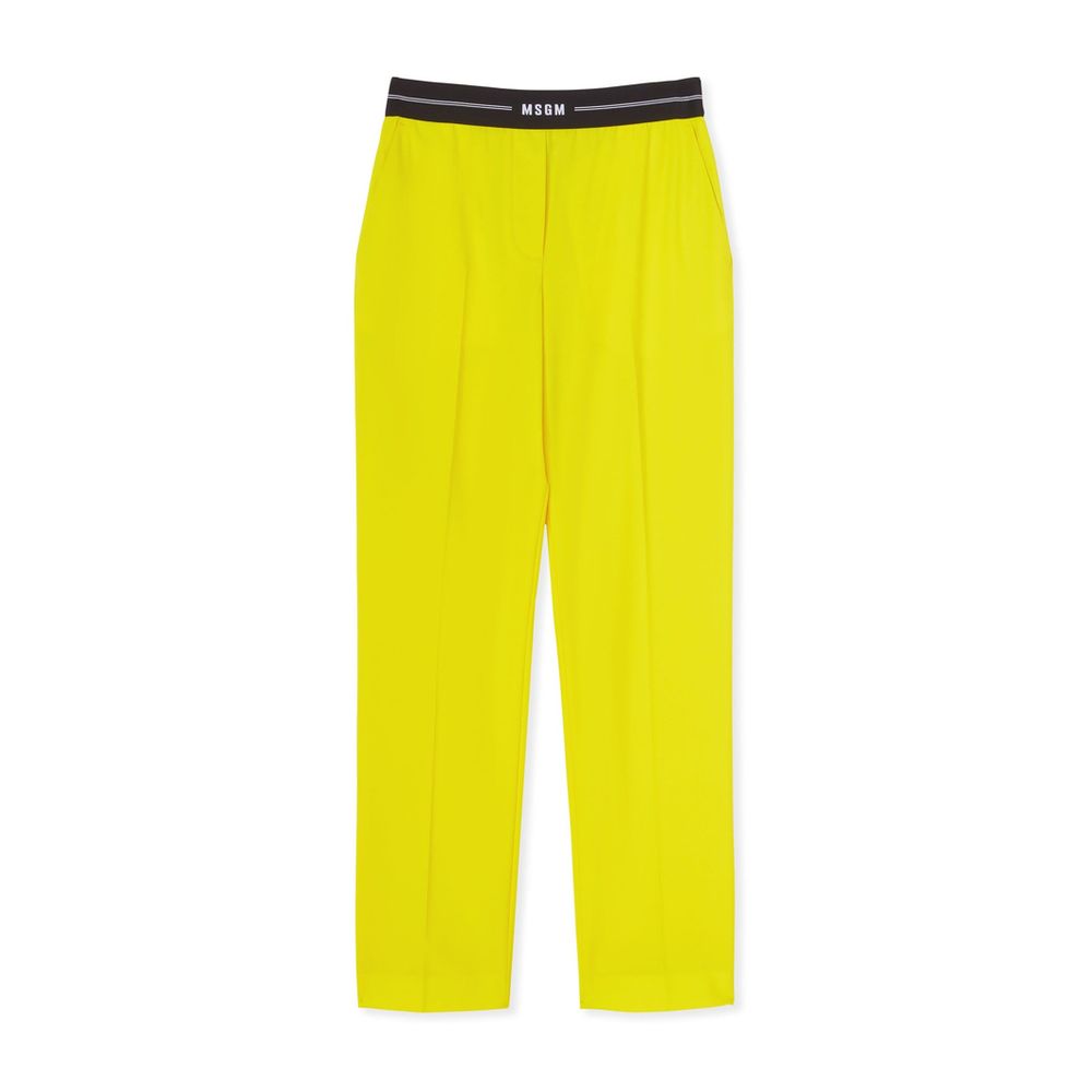 MSGM Bicolor Wool Casual Pants