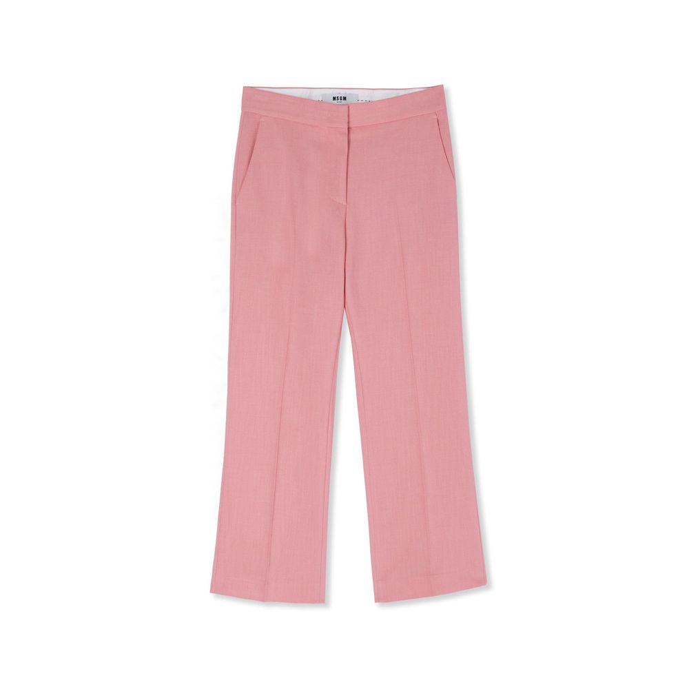 MSGM Multicolor Viscose Casual Pants