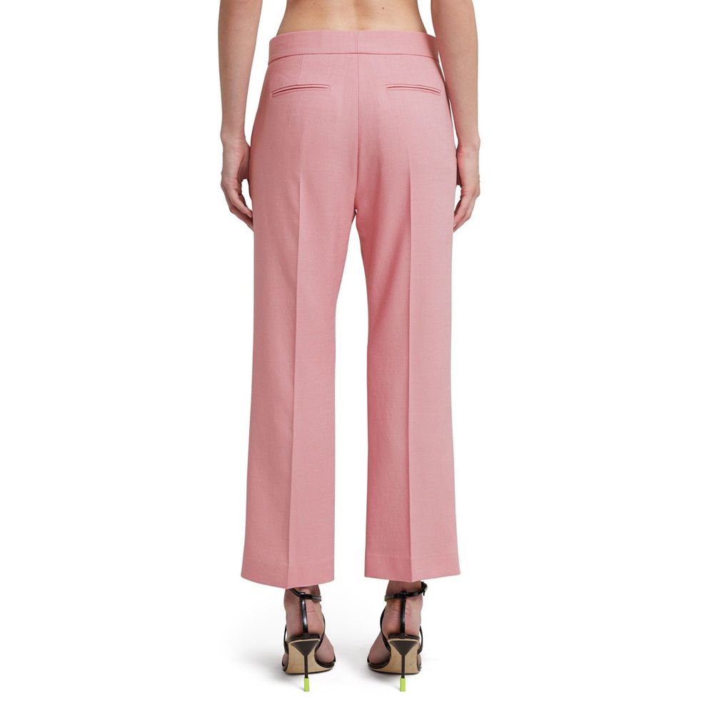 MSGM Multicolor Viscose Casual Pants