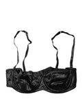 Dolce & Gabbana Zwarte Semi-Gewatteerde Beugel Balconette BH Ondergoed