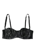 Dolce & Gabbana Zwarte Semi-Gewatteerde Beugel Balconette BH Ondergoed