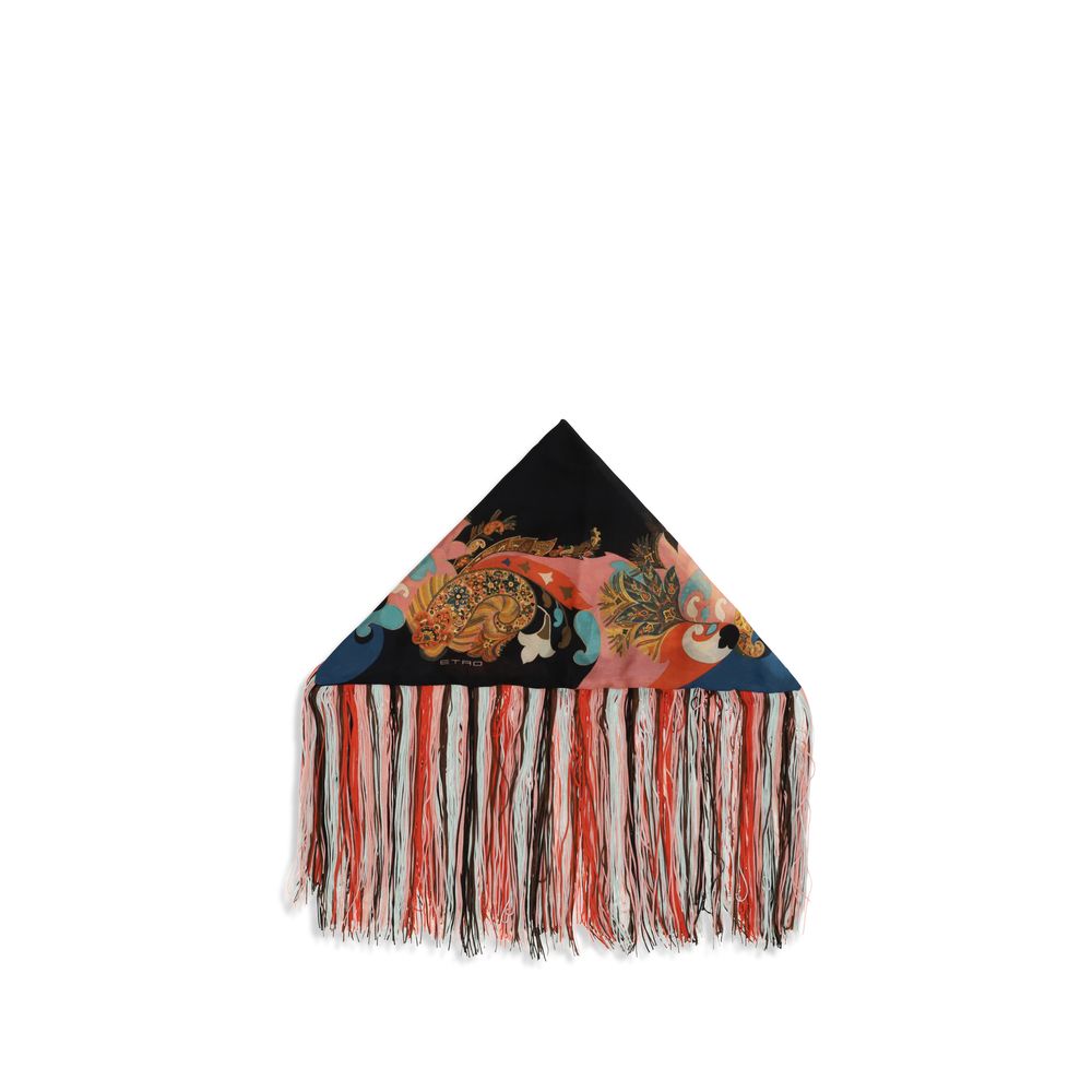 Etro Multicolor Silk Scarf