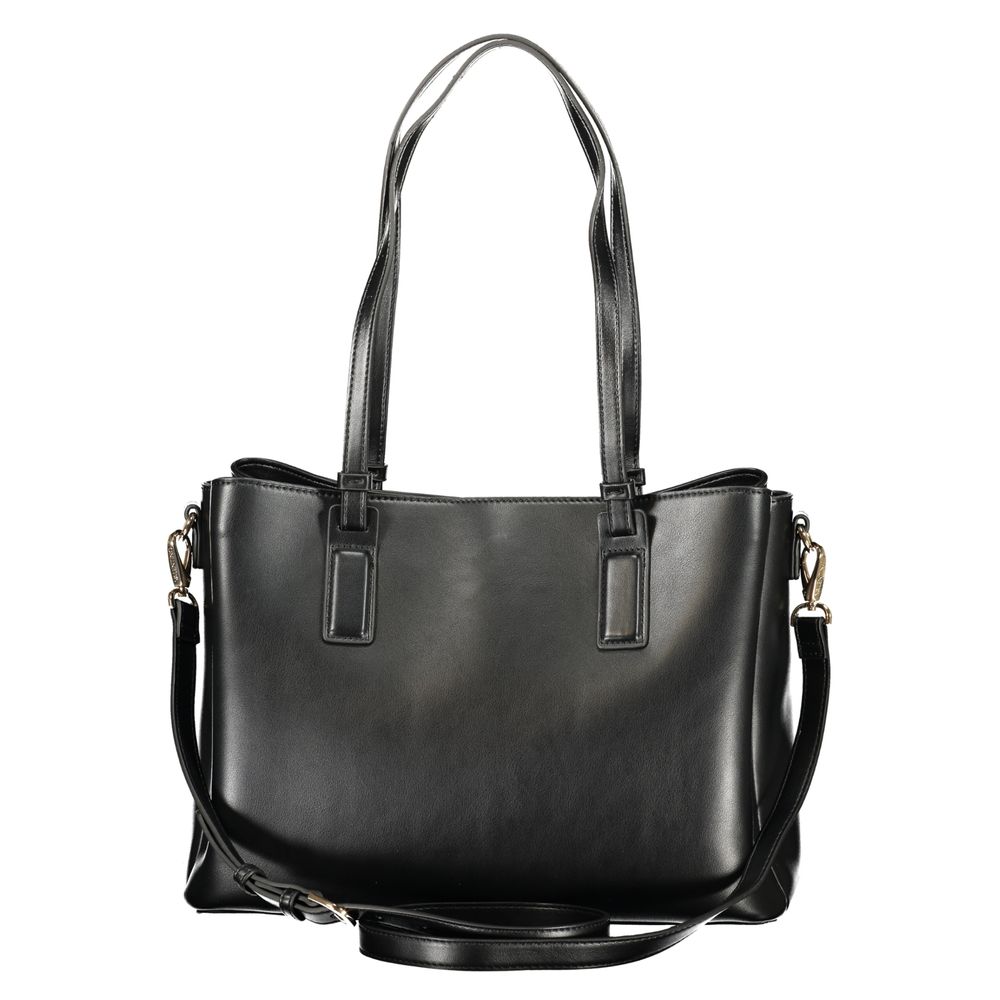 Mario Valentino Black Polyethylene Handbag