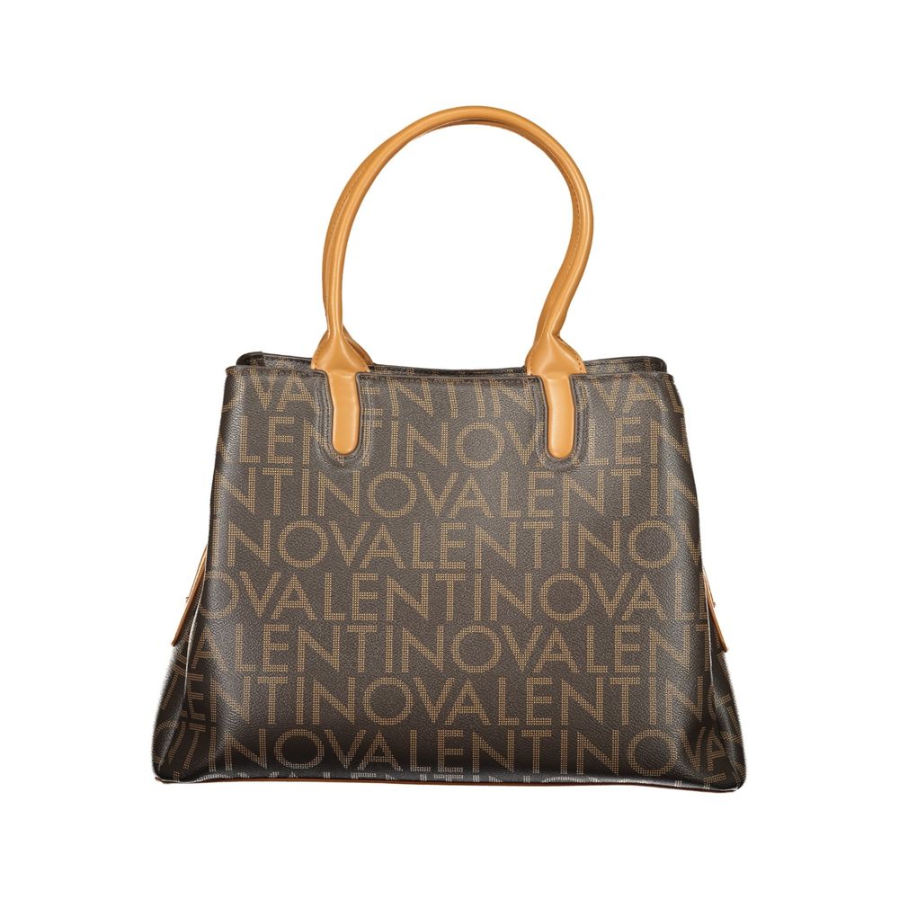 Mario Valentino Brown Polyurethane Women's Bag
