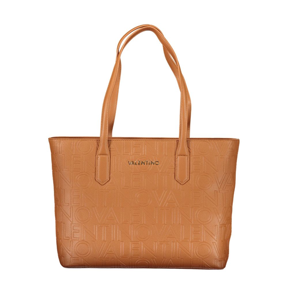 Mario Valentino Brown Polyethylene Handbag