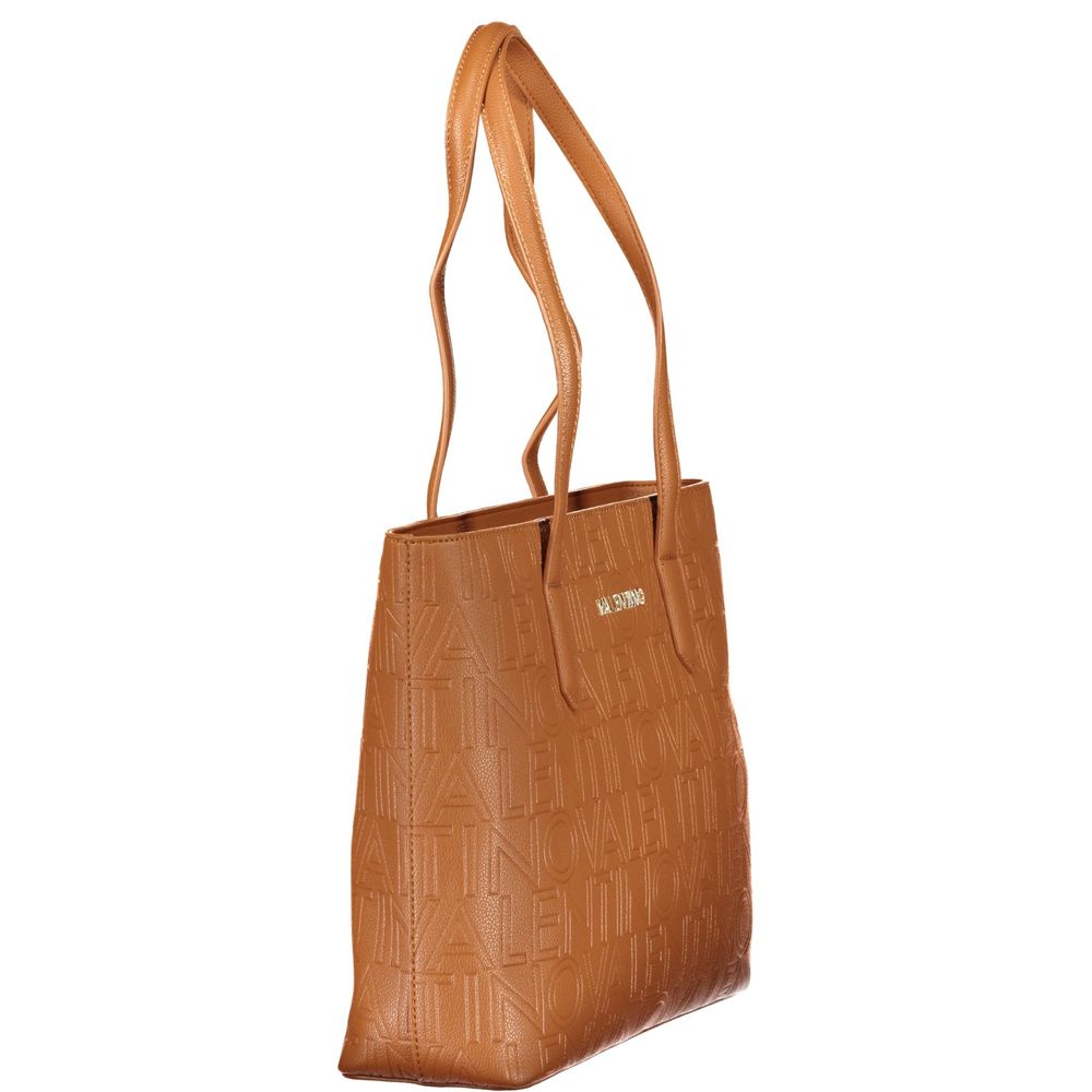 Mario Valentino Brown Polyethylene Handbag