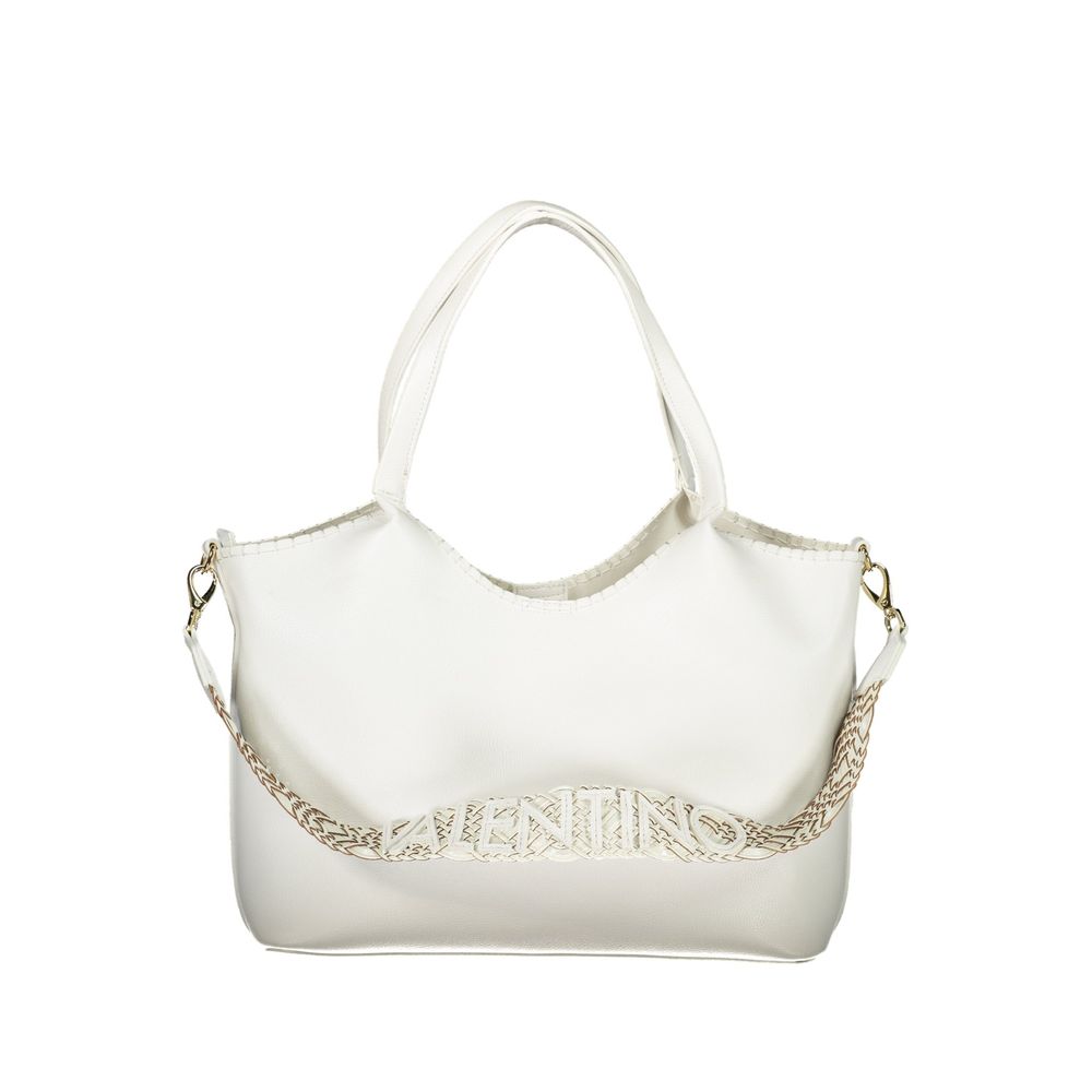 Mario Valentino White Polyethylene Handbag