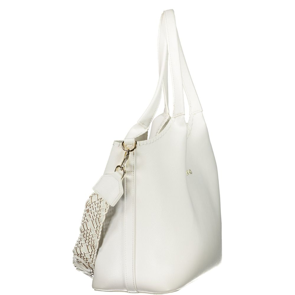 Mario Valentino White Polyethylene Handbag