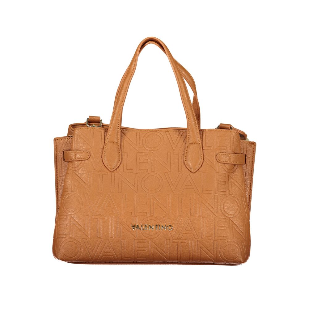 Mario Valentino Brown Polyethylene Handbag