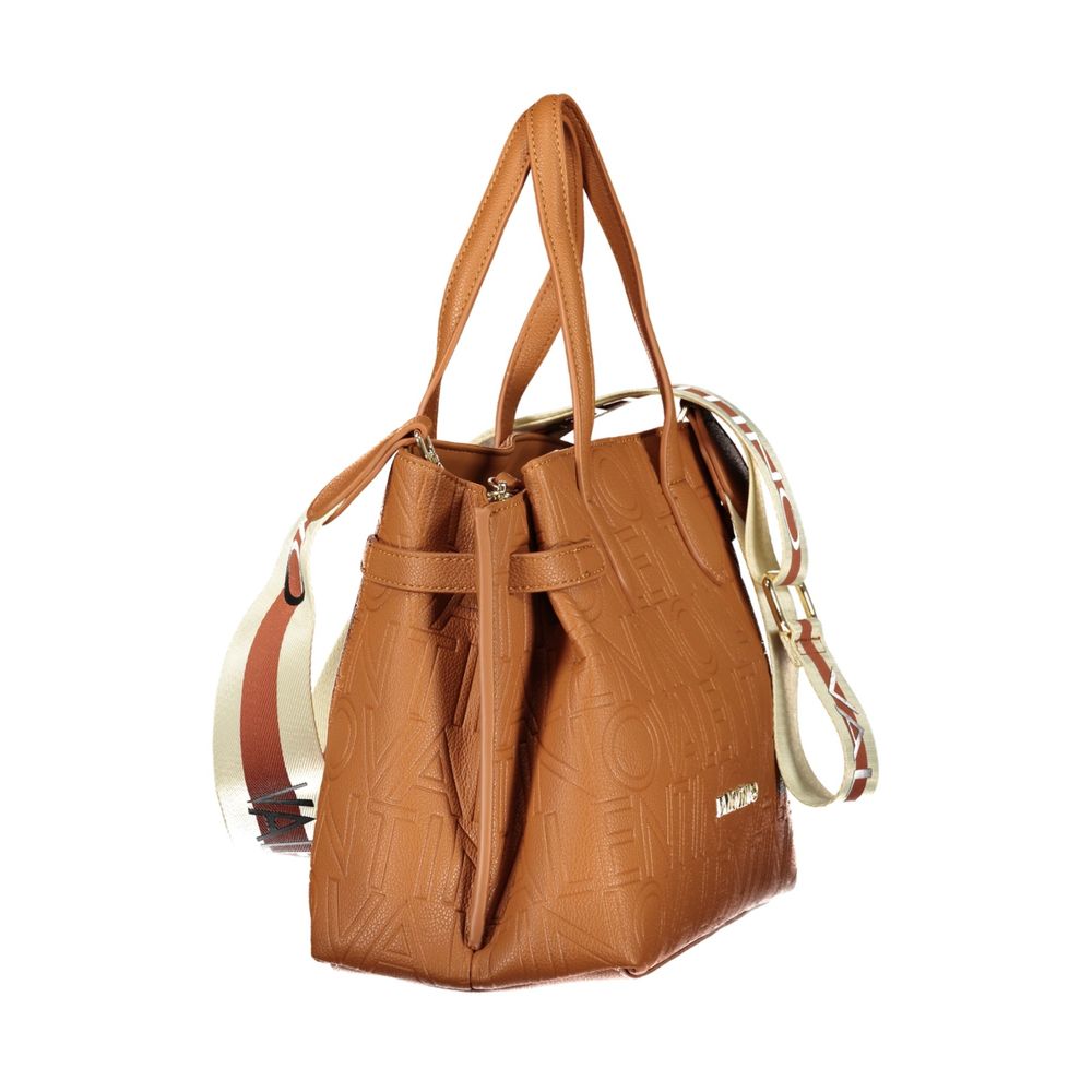 Mario Valentino Brown Polyethylene Handbag