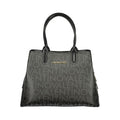 Mario Valentino Black Polyethylene Handbag