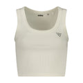 Guess Jeans Bianco Viscose Woman Tanktop