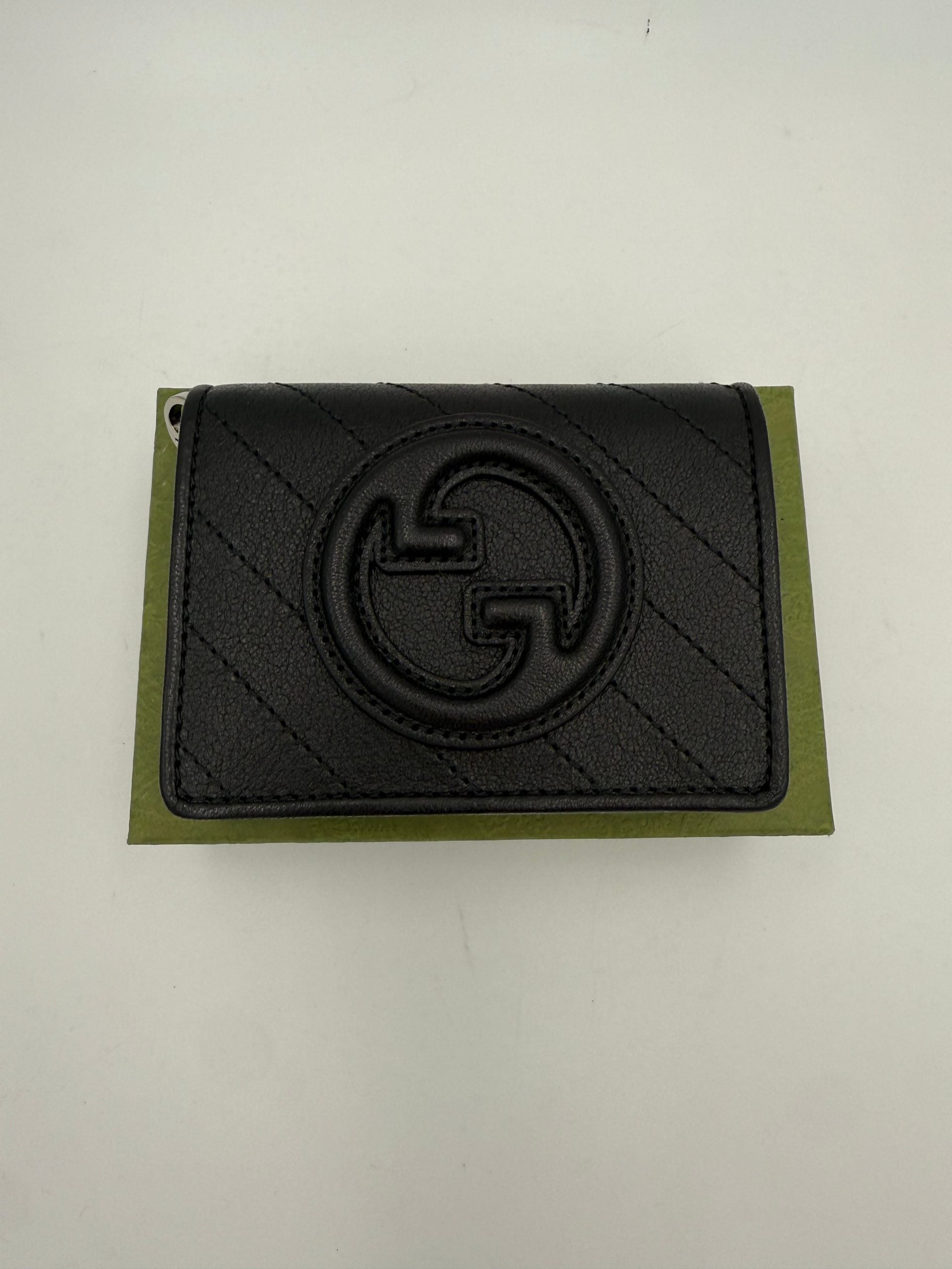 Gucci GUCCI GG BLONDIE Black Compact Wallet