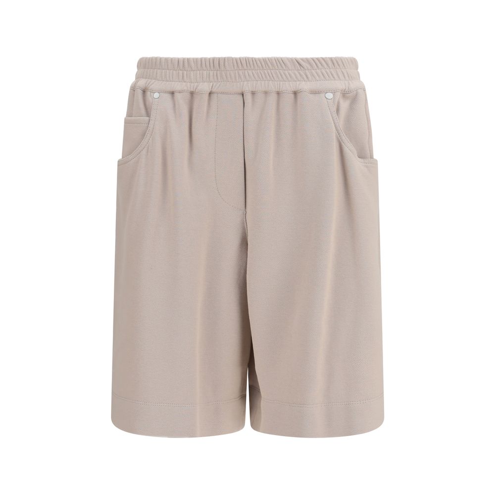 Brunello Cucinelli Beige Cotton Shorts