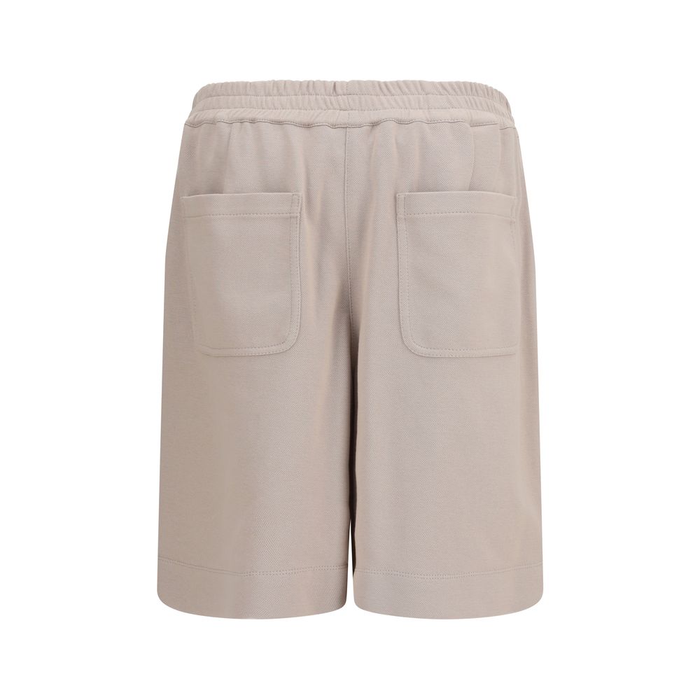 Brunello Cucinelli Beige Cotton Shorts