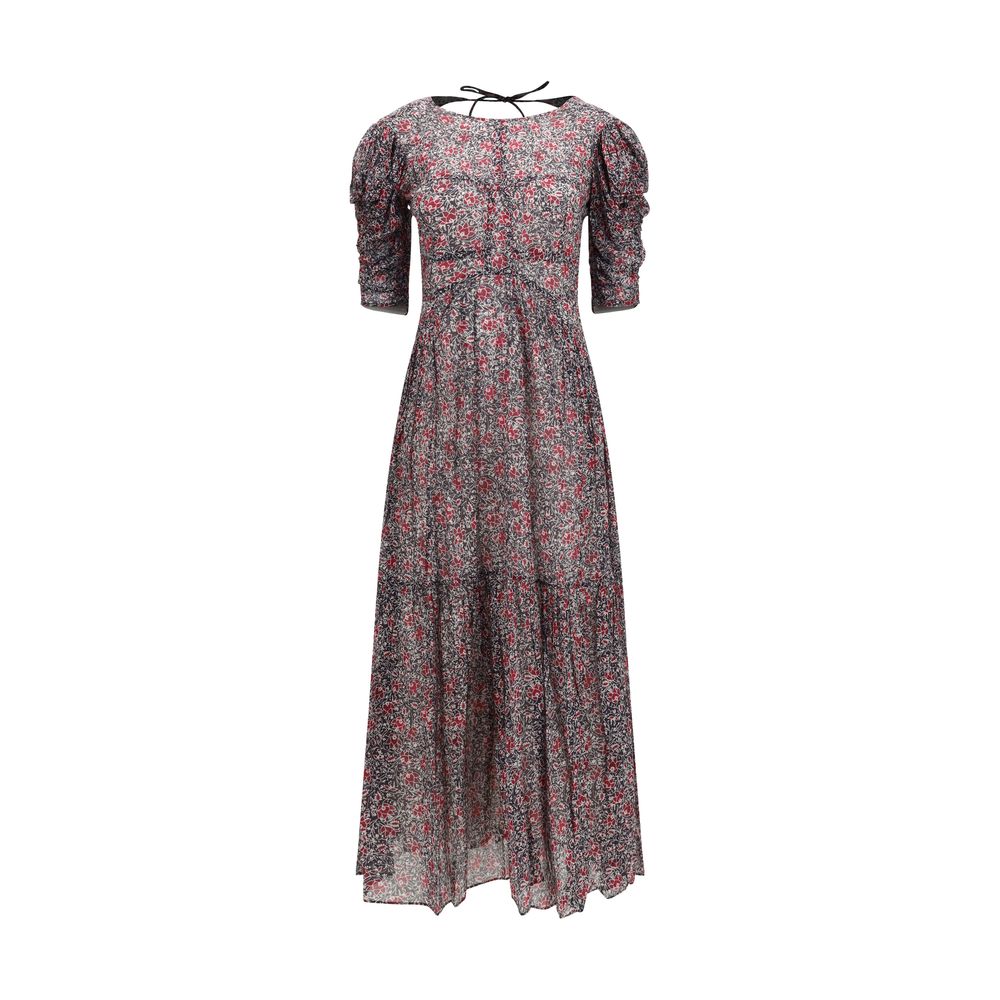 Marant Etoile Purple Cotton Casual Dress
