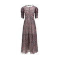 Marant Etoile Purple Cotton Casual Dress