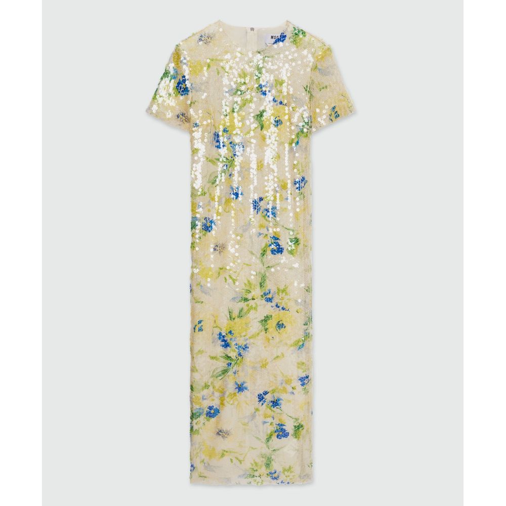 MSGM Bicolor Polyester Casual Dress