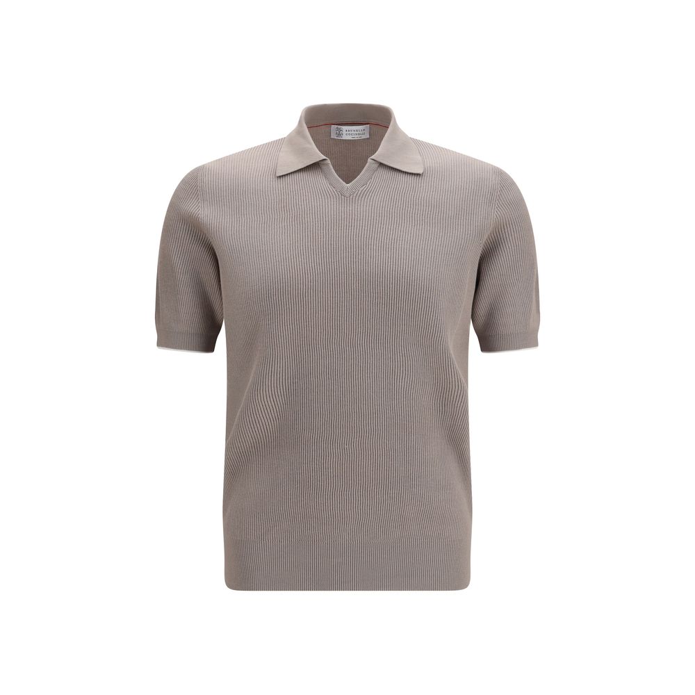 Brunello Cucinelli Gray Cotton Dress Shirt