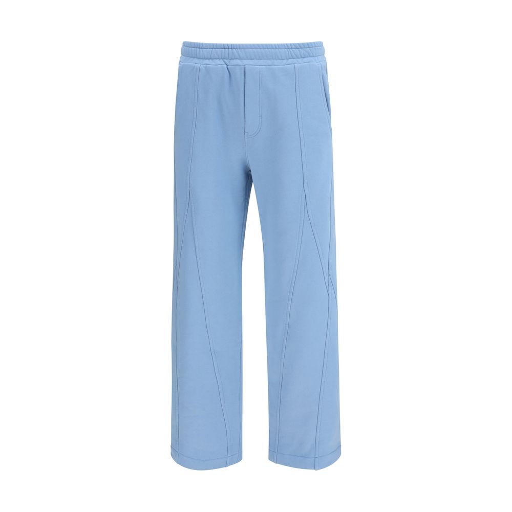 Dolce & Gabbana Blue Cotton Casual Pants