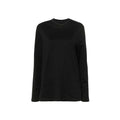 Jil Sander Black Cotton Long Sleeve T-Shirt