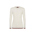 Gucci White Silk Long Sleeve T-Shirt