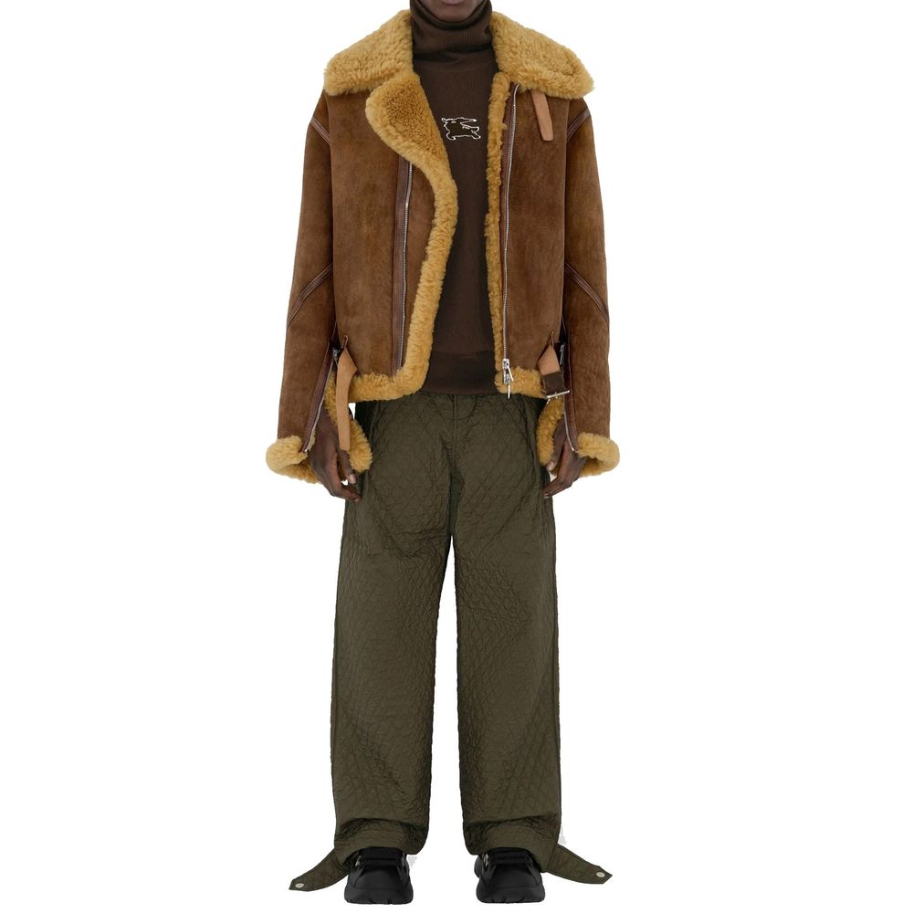 Burberry Bicolor Polyamide Casual Pants