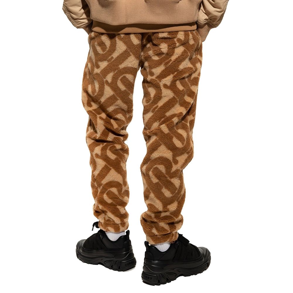 Burberry Brown Polyester Casual Pants