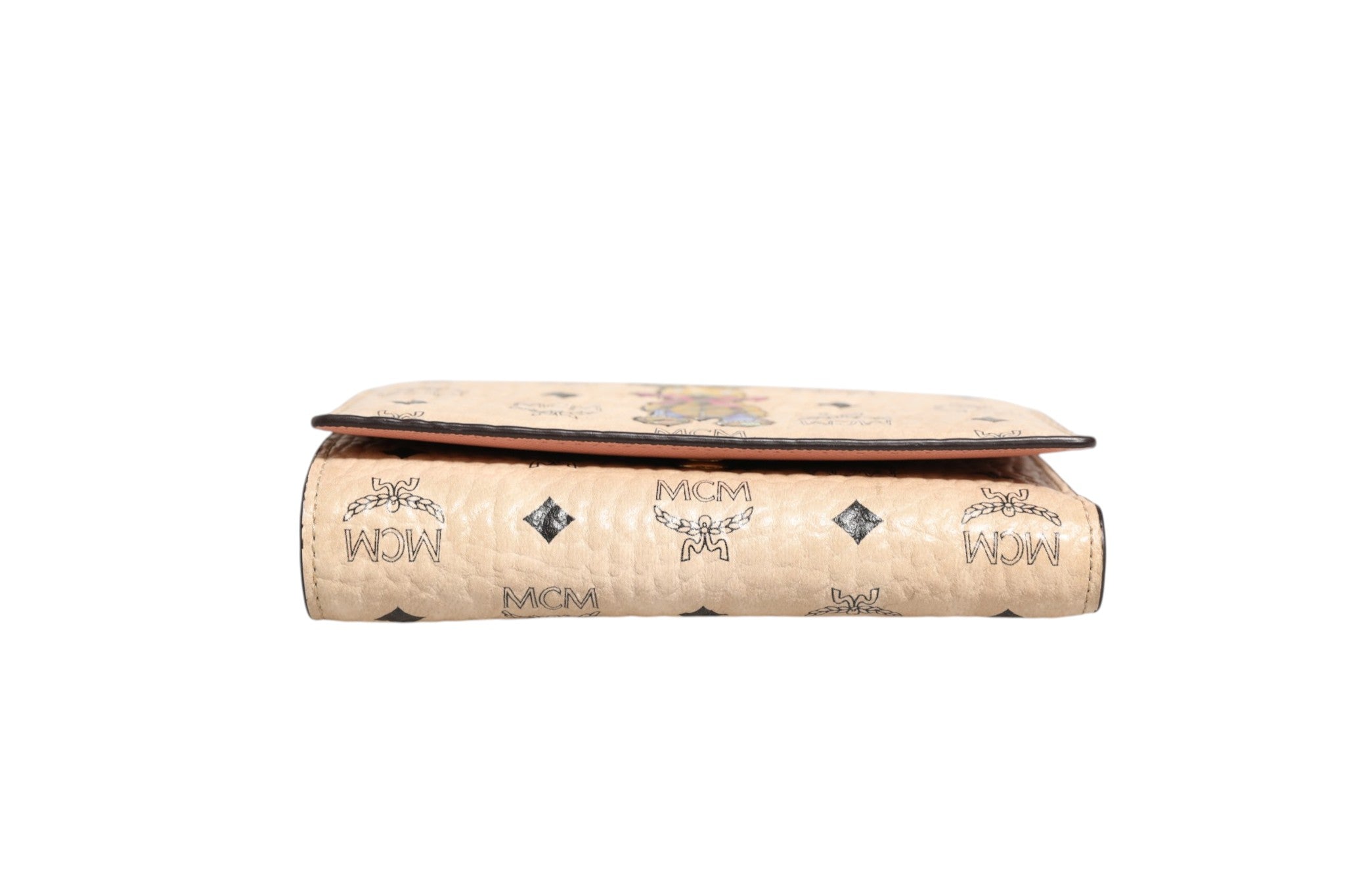 MCM Visetos Rabbit Compact Wallet