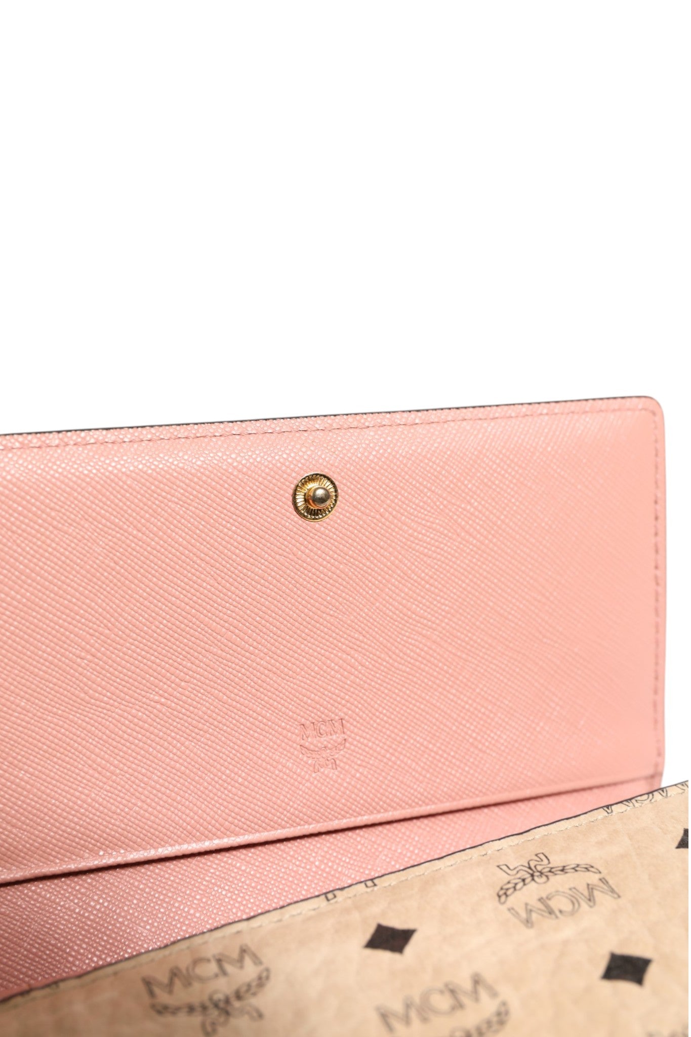 MCM Visetos Rabbit Compact Wallet