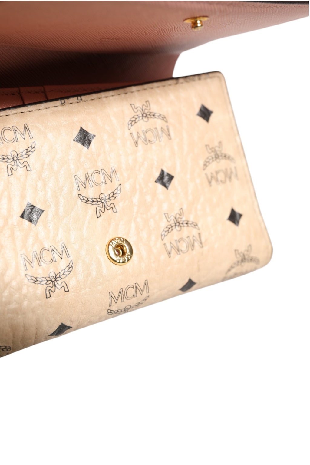 MCM Visetos Rabbit Compact Wallet