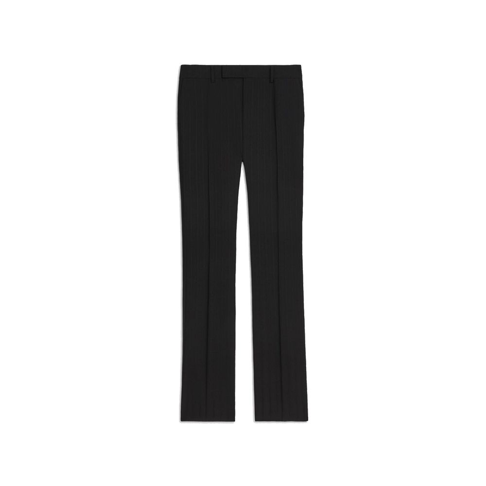 Celine Black Wool Flared Pants