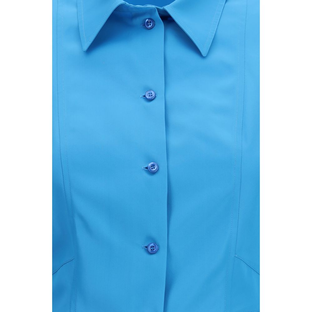 Fendi Blue Viscose Casual Dress