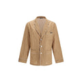 Dolce & Gabbana Beige Linen Robe