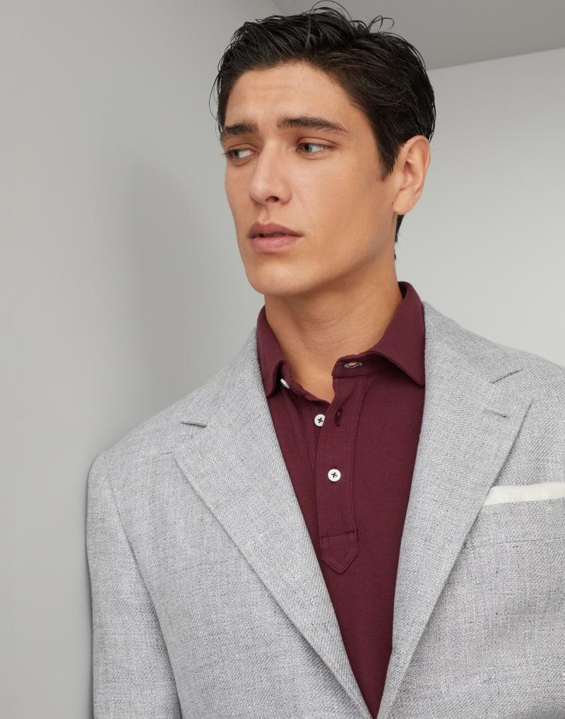 Brunello Cucinelli Gray Linen Blazer