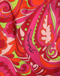 Dolce & Gabbana rotes bedrucktes Etui-Midi-Kleid mit Paisley-Blumenmuster