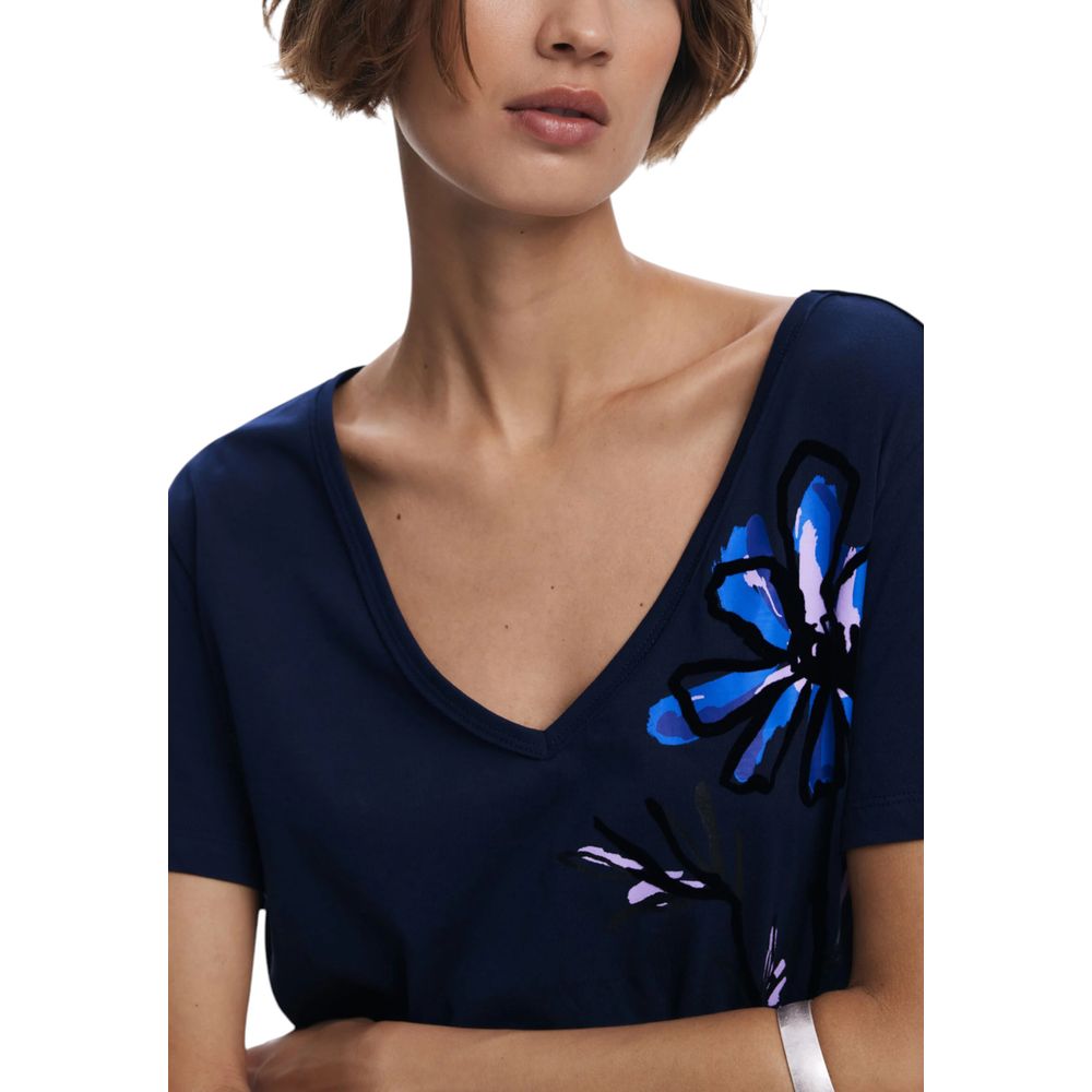 Desigual Blue Cotton T-Shirt