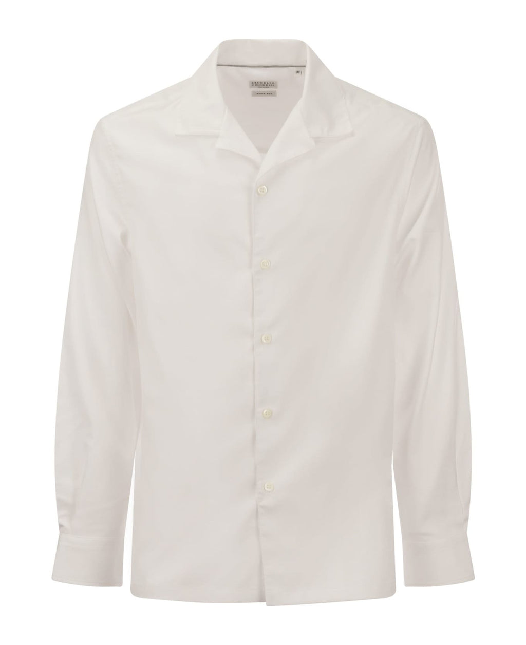 Brunello Cucinelli White Cotton Shirt