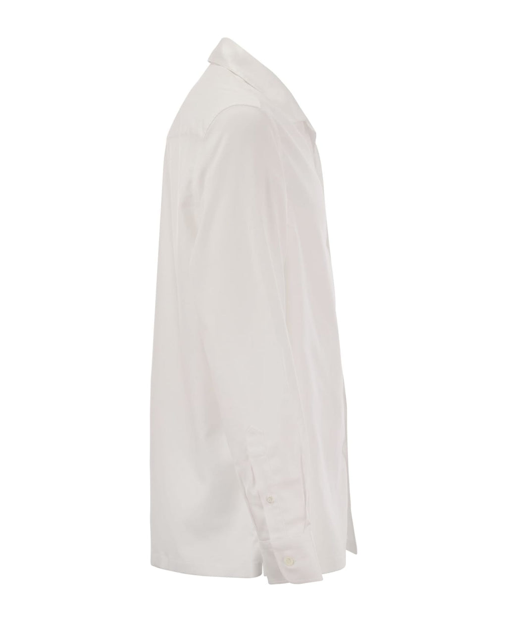 Brunello Cucinelli White Cotton Shirt