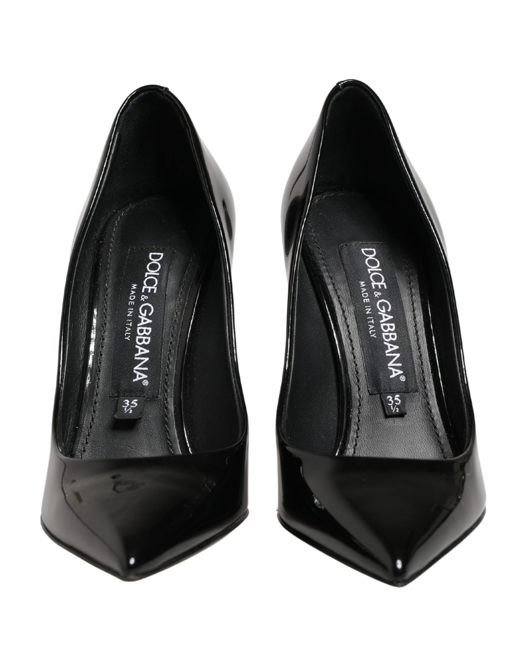 Dolce & Gabbana Schwarze High Heels aus Kalbsleder, Pumps