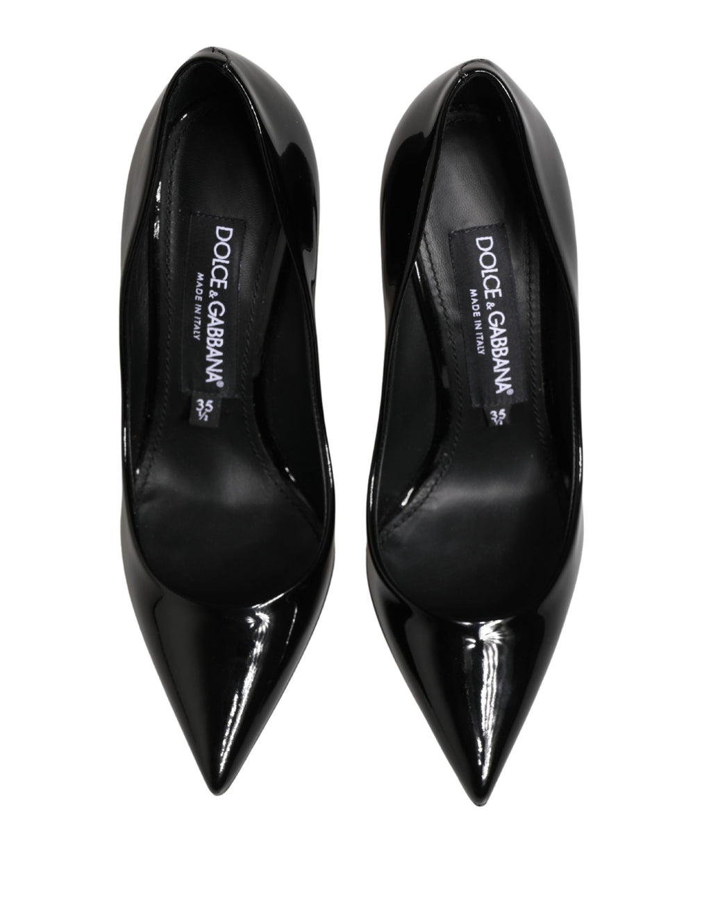 Dolce & Gabbana Schwarze High Heels aus Kalbsleder, Pumps
