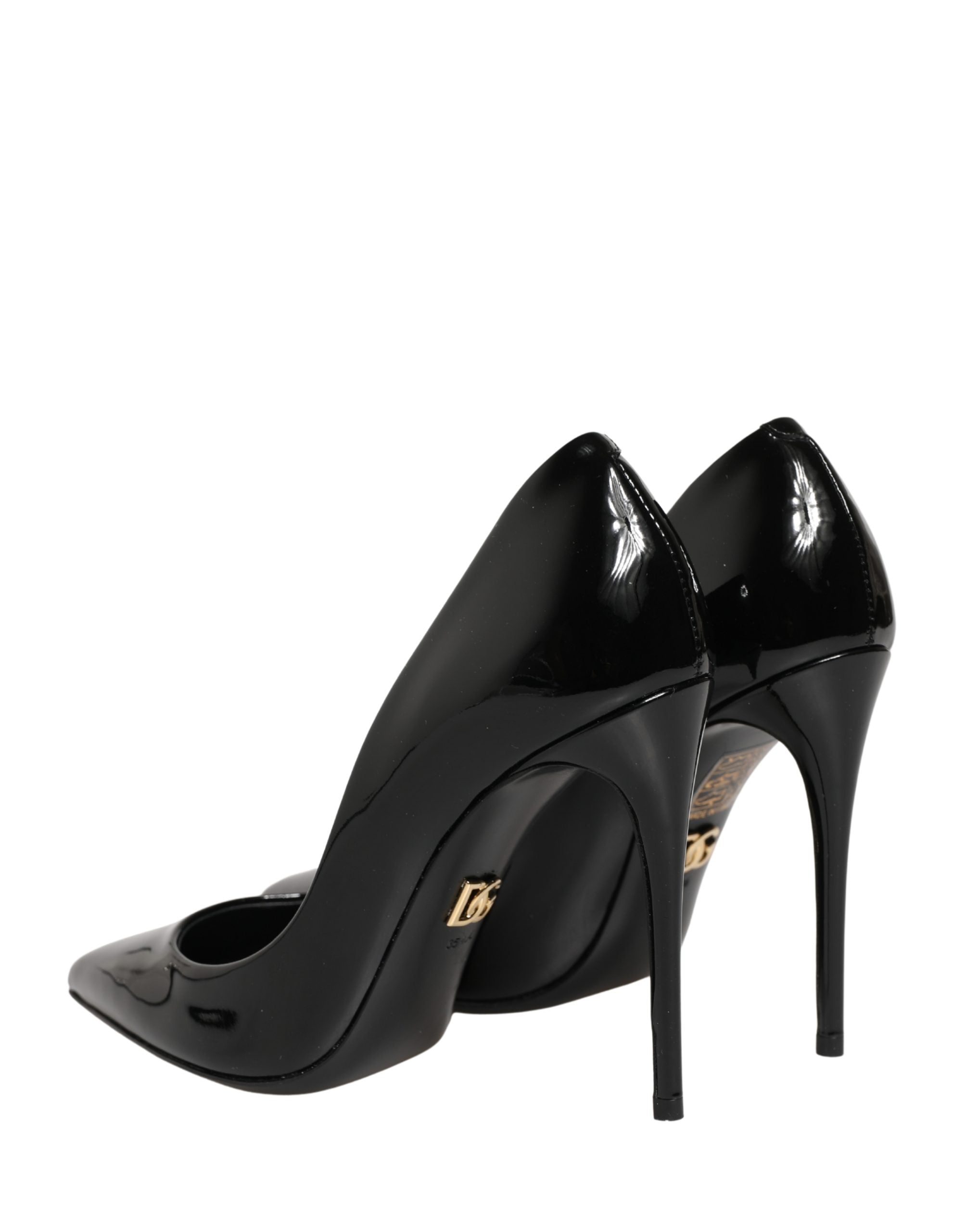 Dolce & Gabbana Schwarze High Heels aus Kalbsleder, Pumps