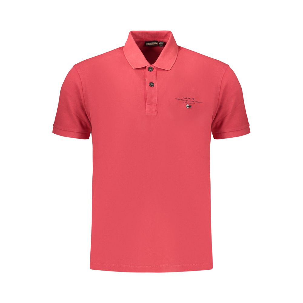 Napapijri Rosso Cotton Men's Polo