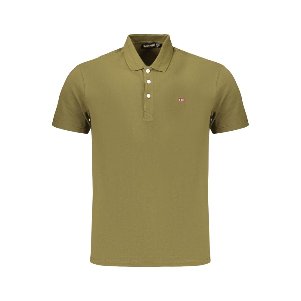 Napapijri Green Cotton Men's Polo
